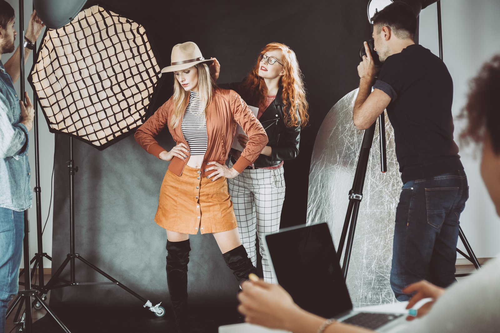 Stylist and professional model